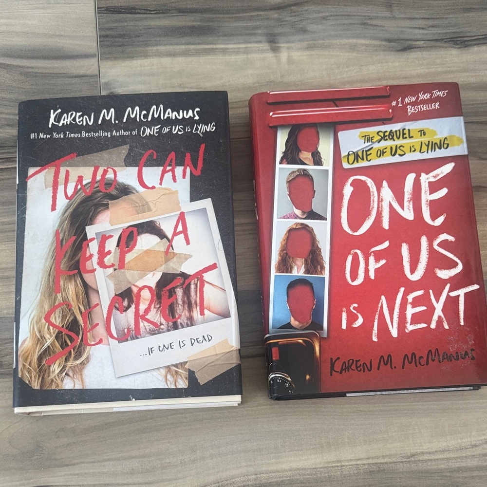 Two Thriller Books by Karen M. McManus Hardcover